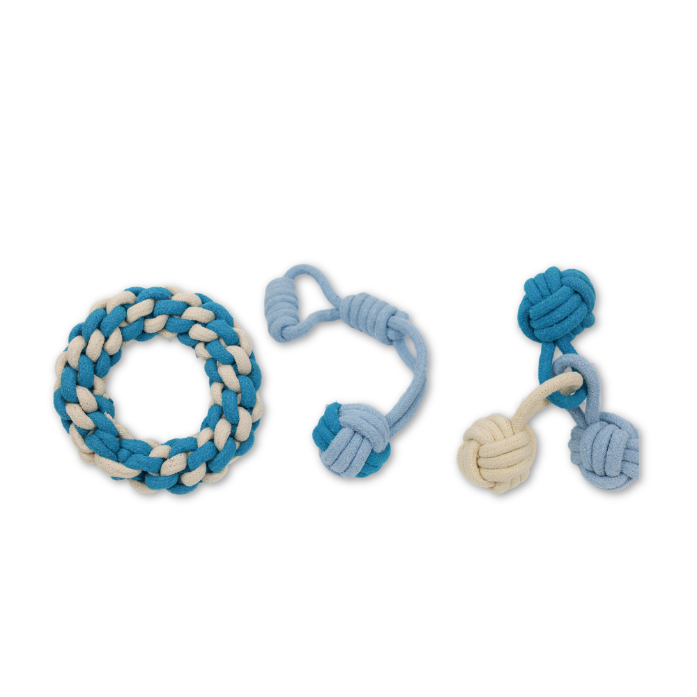 Sky and Cloud Rope Tug Toy Set